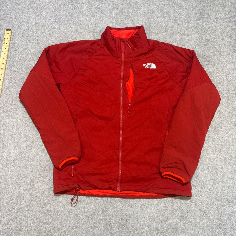 The North Face Ventrix Jacket Mens Large Red Insulated Full Zip Ripstop Active